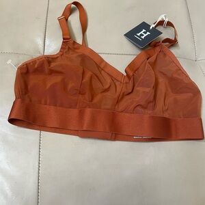 NWT Luxe Mesh Plunge Harper Wilde Bralette, Limited Edition Color, Size XL